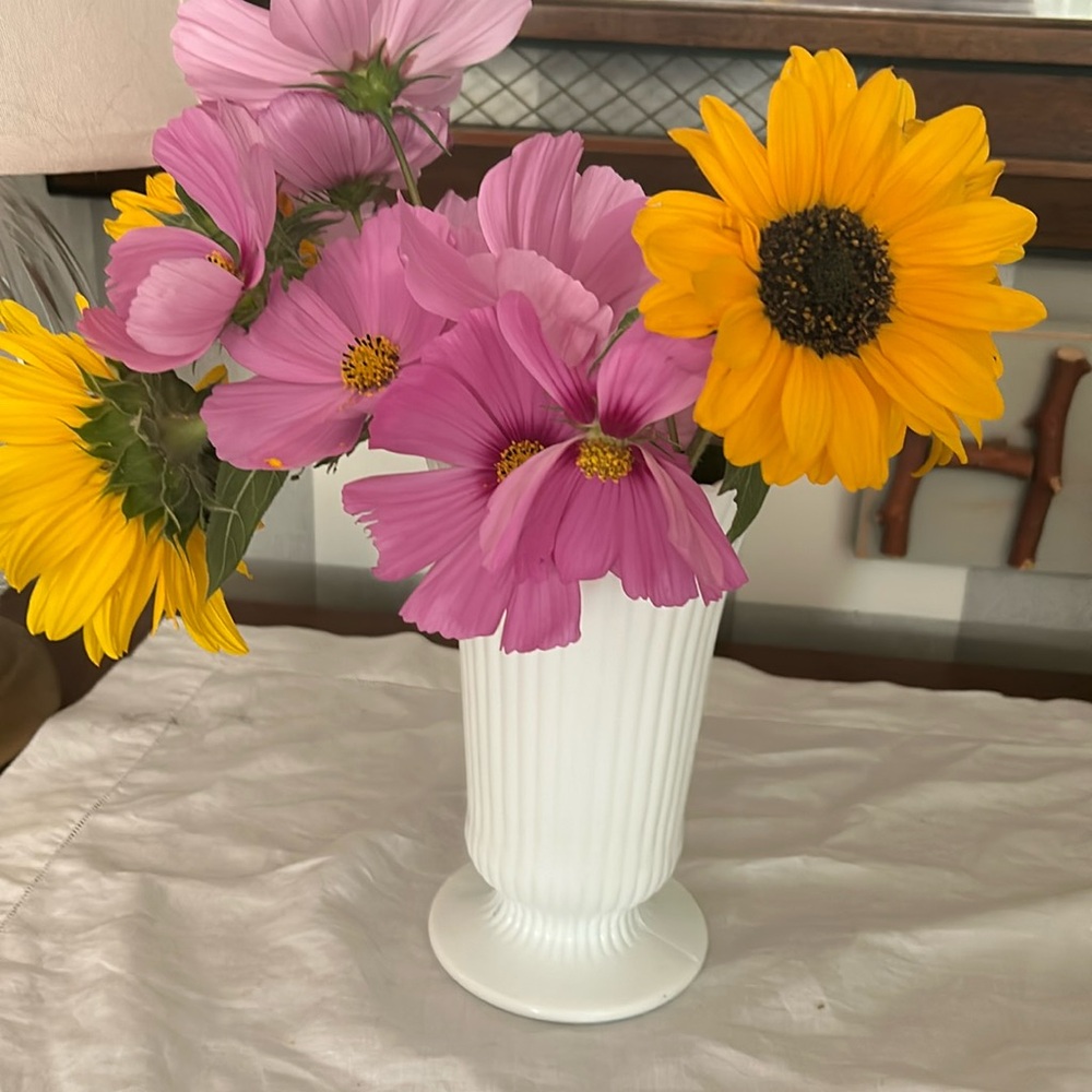 Milk glass  Milkglass Vase